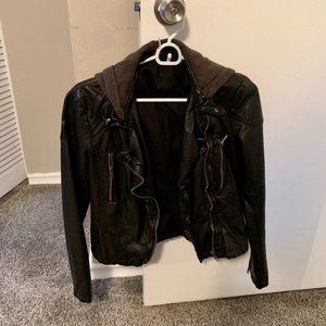 Free People leather jacket